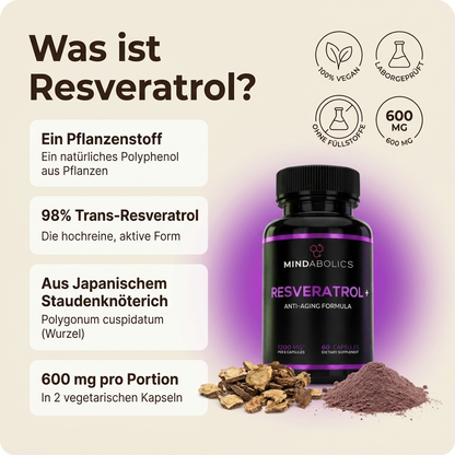 100% pur Resveratrol