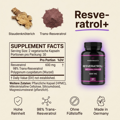 100% pur Resveratrol